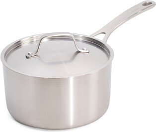 3.5qt Tri-ply Stainless Steel Sauce Pan With Lid