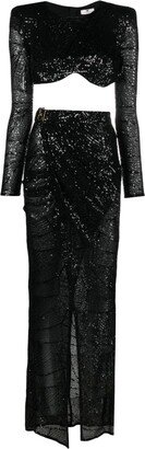 Sequined Two-Piece Set