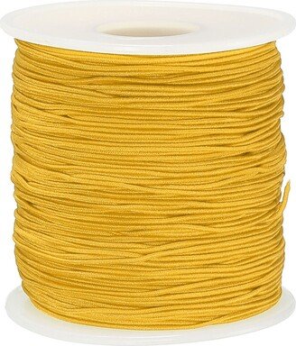Unique Bargains Elastic Cord Stretchy String 0.8mm 109 Yards Orange for Crafts