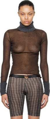 Brown Titi Turtleneck