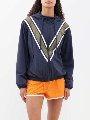 Track Lila recycled-blend shell jacket