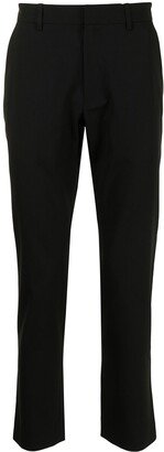 Contrast-Trimmed Straight Trousers