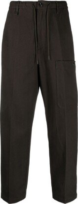 Straight-Leg Cotton Trousers-BB