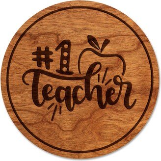 Teacher Coaster - Crafted From Cherry Or Maple Wood