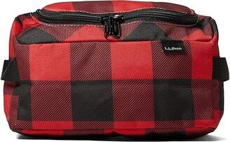 Personal Organizer Toiletry Kit Print (Red Buffalo Plaid) Bags