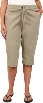 Plus Size Anytime Outdoor Capri (Tusk) Women's Capri