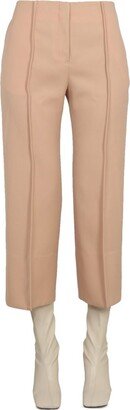 Wide-Leg Cropped Pants-AB