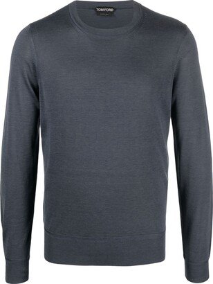 Crew-Neck Long-Sleeve Jumper-AF