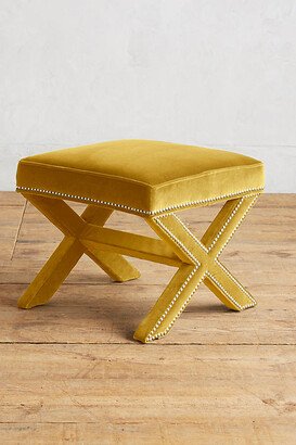 Velvet Wilmette Ottoman