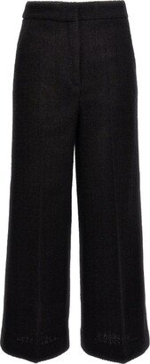 Bouclè Cropped Pants