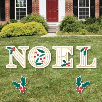 Big Dot Of Happiness Religious Christmas - Outdoor Lawn Decor Merry Christmas Cross Yard Signs - Noel