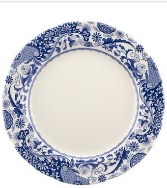 Blue Italian Brocato 10.5In Dinner Plate