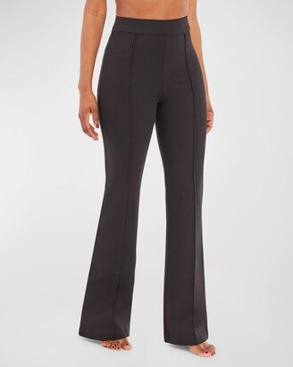 The Perfect Black High-Rise Flare Pants