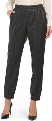 Sire Faux Leather Joggers for Women