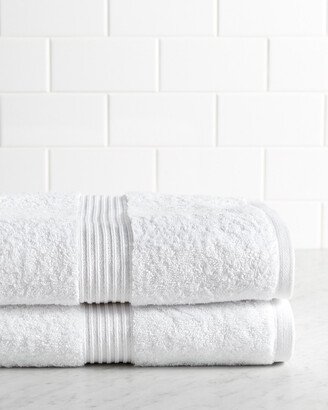 Solid 2Pc Bath Sheet Egyptian Cotton Towel Set-AA