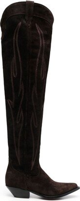 Hermosa 50mm thigh-high boots