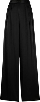 Pleat-Detail Palazzo Trousers