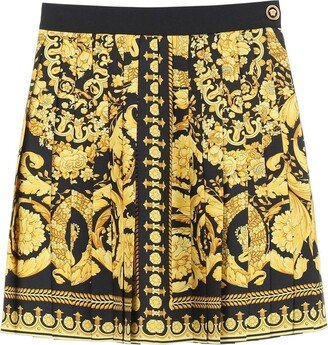 Baroque Printed Mini Skirt