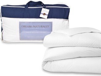 Dream Naturally Usa Origin Down Extra Warmth Sateen Comforter, Oversized Queen