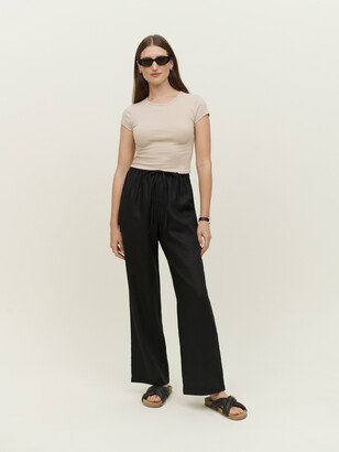 Petites Olina Linen Pant