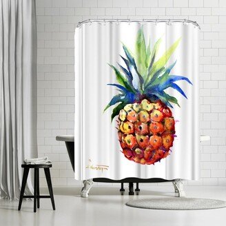 71 x 74 Shower Curtain, Pineapple 1 by Suren Nersisyan