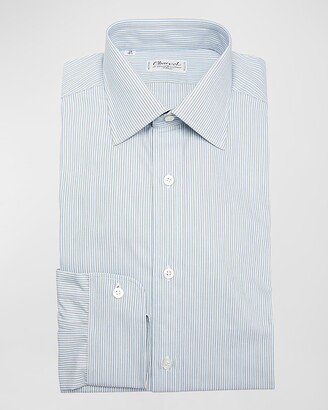 Men's Stripe Cotton Dress Shirt-AC