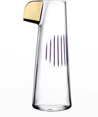 Parrot Carafe, Clear/Purple