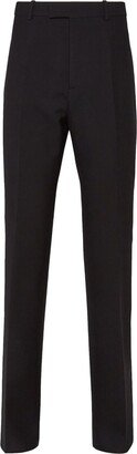 Pressed-Crease Straight Trousers