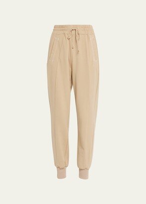 Yolo Contrast Stitch Jogger Pants-AA