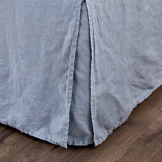 Belissima Flax Linen Bedskirt Sage Full