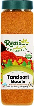 Rani Brand Authentic Indian Foods Organic Tandoori Masala, 8-Spice Indian Blend - 16oz (454g) - Rani Brand Authentic Indian Products