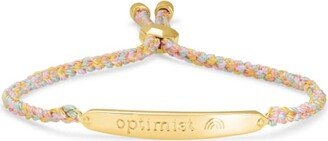 Optimist Mattie Bar Cord Bracelet in 18k Gold Vermeil