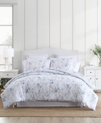 Belinda Cotton Reversible 2 Piece Comforter Set, Twin