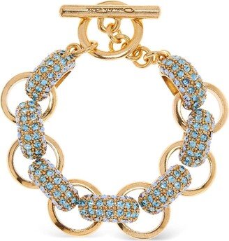 Pavé-Crystal Link Bracelet