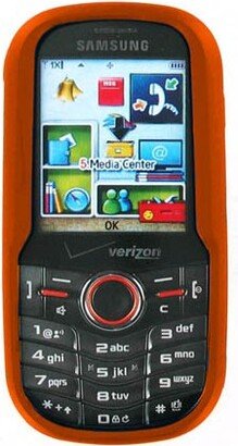 OEM Verizon Samsung Intensity U450 Snap On Case - Orange (Bulk Packaging)