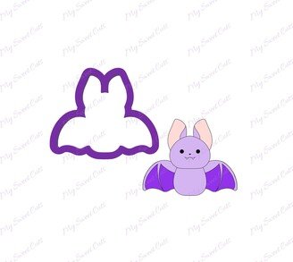 Bat #3 Cookie Cutter - Cute Halloween Cutters Animal Cutters- Polymer Clay Craft