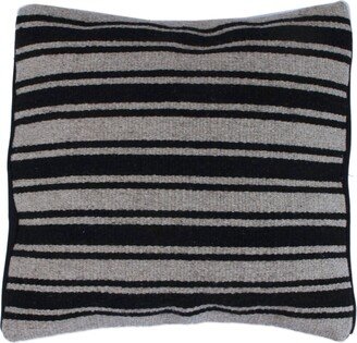 Handmade Duality Stripes Wool cushion cover