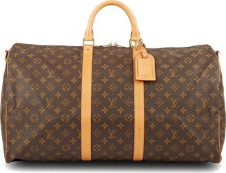 Monogram Canvas Keepall 55 Bandouliere (Authentic Pre-Owned)-AA