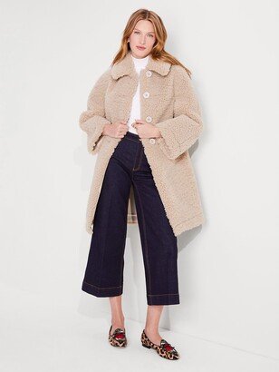 Faux Shearling Coat-AB