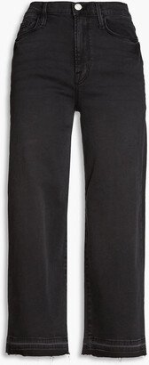 Ali cropped high-rise wide-leg jeans