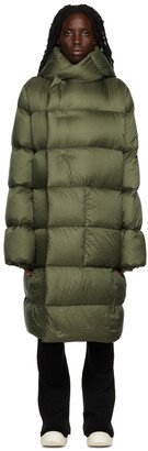 Khaki Strobe Down Coat