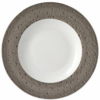 Ecume Platinum Rim Soup Plate, 11.6