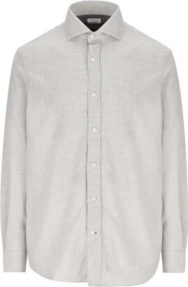 Collared Button-Up Shirt