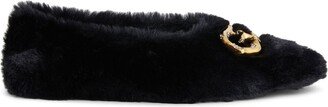 Lucreciia faux fur loafers