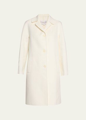 Balmacaan Wool Coat