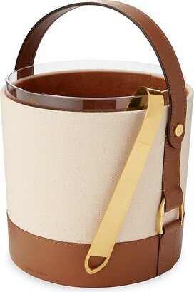 Garrett Canvas & Leather Ice Bucket