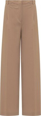 High-Waist Wide-Leg Tailored Trousers-AD