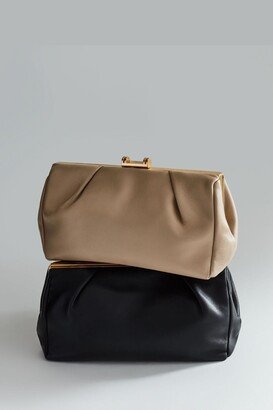 Leather Clutch Bag-AE
