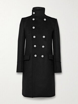 Officer Slim-Fit Double-Breasted Wool Coat