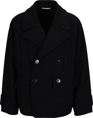 Double-Breasted Tailored Peacoat